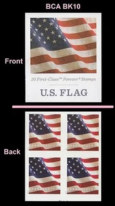 US 5160 Flagge F Label Block 4 (aus BCA Booklet of 10) MNH 2017 - Bild 1 von 1