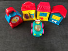 Vintage Set of 5 McDonald's Toddler Under 3 Happy Meal Toys Fisher Price