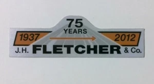 Vintage J.H. Fletcher & Co Huntington West Virginia Coal Mining Sticker Decal - Picture 1 of 1