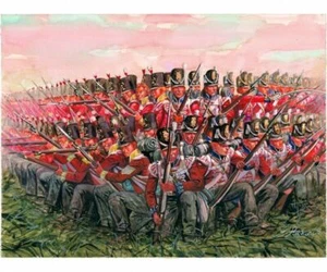 6095 Italeri 1:72, Napoleonische Kriege,Britische Infanterie 1815, Modellbausatz - Picture 1 of 4