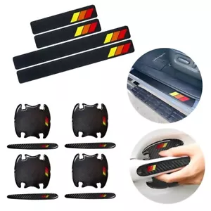 12Pcs Door Cup Handle Sill Scuff Cover Anti Scratch Stickers For GMC Protector - Picture 1 of 12
