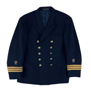 Finnish Navy Jacket Blazer M39 1960s Dress Uniform Officers Medium - Picture 1 of 12