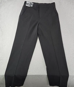 JF Ferrar Tuxedo Dress Pants Mens 28x30 Classic Black Striped Stretch Flat Front - Picture 1 of 15