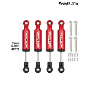 4Pcs Built-in Spring Shock Absorber Damper For 1/10 RC Crawler Axial SCX10 90046 - Picture 1 of 18