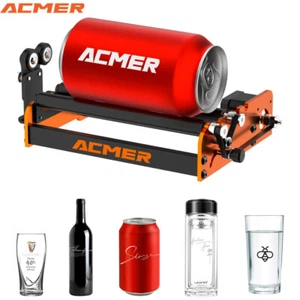 ACMER M2 Laser Rotary Roller for Engraving Cylindrical Objects Ring Cans O2O7 - Picture 1 of 12