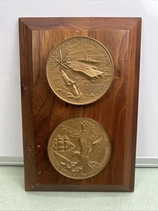 Birth Of The U.S. Navy Bicentennial Coin Medal 1775-1975 Bronze Congressional - Picture 1 of 7