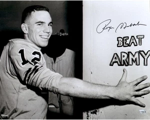 Roger Staubach Navy Midshipmen Signed 8x10 Beat Army Photo-Fanatics - Picture 1 of 1