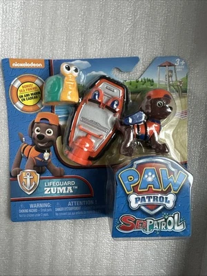 Spin Master Nickelodeon Rare 2017 PAW PATROL Lifeguard ZUMA Sea Patrol NEW RARE - Image 1 of 4