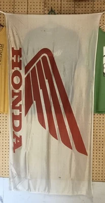 Honda мотокросс Red Wing большой дилер промо баннер 5' x 31" мотоцикла флаг - Изображение 1 из 4