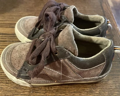 Stride Rite “Preston” Shoes In Brown - Leather/Suede - Size 8M Toddler - Image 1 of 4