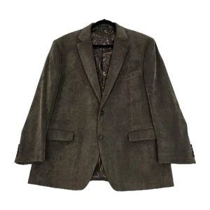 Blazer Lauren Ralph Lauren uomo 46R verde oliva velluto a coste 2 bottoni fodera paisley - Foto 1 di 15