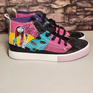 Groundup Tim Burtons The Nightmare Before Christmas Hitop Sneakers Women 9.5 - Picture 1 of 6