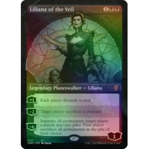 Foil Liliana Of The Veil (borderless) M/NM Magic MTG Dominaria United - Image 1 of 1