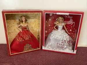2013 Holiday Barbie & 2014 Holiday Barbie Collection Puppen - NEU - Bild 1 von 14