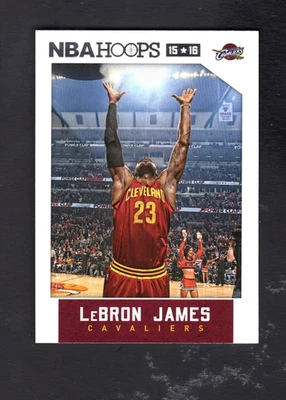2015-16 Hoops #14 LeBron James - Image 1 of 2