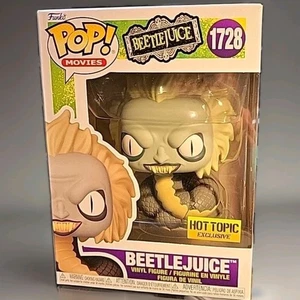 Funko Pop! Beetlejuice Beetlejuice Hot Topic (Exclusive) #1728 W/ Protector  - Picture 1 of 6