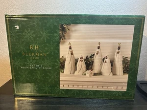 Beekman Home 6er Set Harz Krippe - Bild 1 von 3