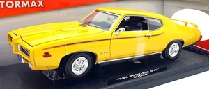 Motor Max 1/18 Scale Diecast 73133 - 1969 Pontiac GTO Judge - Yellow - Picture 1 of 5