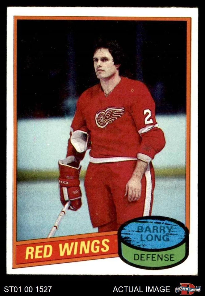 1980 Topps #258 Barry Long Jets-Hockey 2 - GOOD - Image 1 of 1