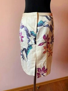 Vintage Awesome Versus - Versace Women's skirt flowers Made in Italy xs-s - Picture 1 of 8