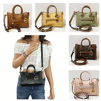 MICHAEL KORS CARINE EXTRA SMALL XS TOP ZIP SATCHEL SHOULDER CROSSBODY BAG - Image 1 of 4