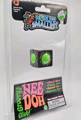 New World's Smallest Nee Doh The Groovy Glob Needoh - VERDE Foto 1 de 4