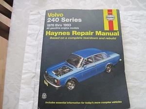 Volvo 240 Series 1976 thru 1993  Haynes repair manual all gasoline engine models - Picture 1 of 2