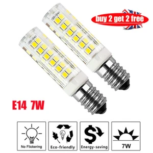 E14 LED Bulb 7W Warm/Cool White Halogen Capsule Light Bulb Energy Saving - Picture 1 of 11