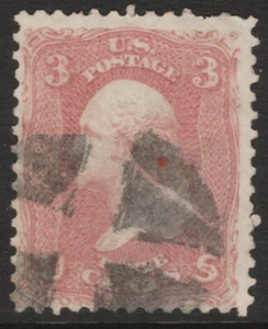 Scott #65 3 Cent 1861-62 Cork Cancel 65SP23_34 - Picture 1 of 1