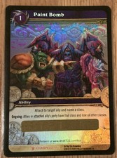 World of Warcraft TCG Paint Bomb Unscratched Loot Card