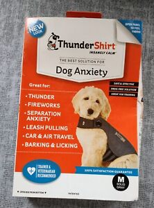 Thunder Shirt Insanely Calm The Best Solution for Dog Anxiety. Color Gray Sz. M