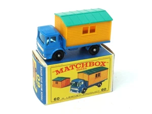 Vintage MATCHBOX Lesney 60 camion transport MIB NF Boîte (majorette dinky corgi - Foto 1 di 9
