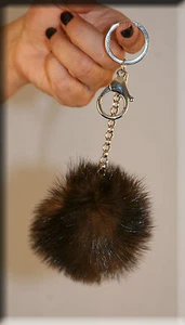 Nuevo Llavero Demi Buff Piel de Visón - Tamaño Extra Grande - Efurs4less - Imagen 1 de 1