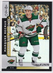 2017-18 O-Pee-Chee Rainbow Black #624 Luke Kunin RC /100 - Minnesota Wild