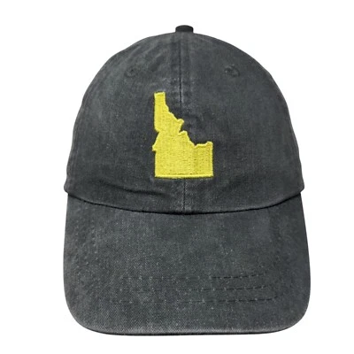 Sombrero deslizable Idaho de pino amarillo gris talla única bordado 6 paneles Adams Foto 1 de 4