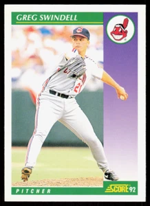 1992 Score 371 Greg Swindell Cleveland Indians - Picture 1 of 2