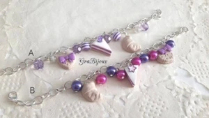 Bracciale pasta polimerica dolcetti vari perline regolabile - Picture 1 of 1