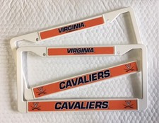 2 Virginia Cavaliers License Plate Frame NEW Auto Truck FREE USA SHIPPING