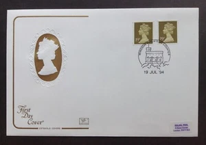 GB QEII Cotswold 1994 2x19p Machin Definitives on First Day Cover Windsor Cancel - Picture 1 of 2