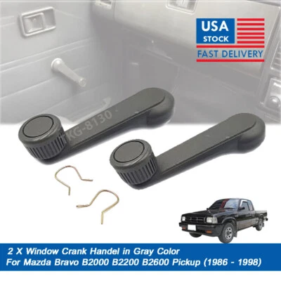Gray Window Crank Handle For Mazda Bravo B2000 B2200 B2600 Pickup 1986 - 1998 - Изображение 1 из 4