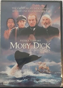 Moby Dick (Hallmark DVD, 1998) Patrick Stewart, Gregory Peck, Henry Thomas - Picture 1 of 3