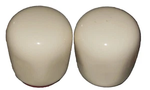 Pair of Ideal Standard Studio Waterways ceramic Tap Heads Whisper Cream E5950 98 - Picture 1 of 4