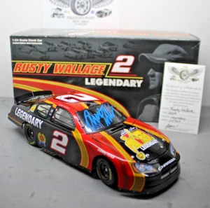 2006 Rusty Wallace Legendary 1/24 Action NASCAR Diecast Autographed - Picture 1 of 2