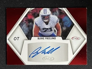 2023 Sage Blake Freeland Red Autograph #A-BF - Picture 1 of 2