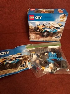 LEGO CITY 60218 DESERT RALLY RACER COMPLETE 75 PIECES MANUAL AND BOX - Picture 1 of 5