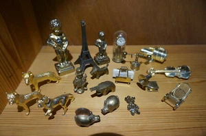 19 Stück Konvolut Setzkasten Miniaturen Figuren Messing - Bild 1 von 1