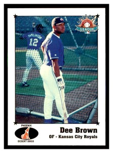 1999 Arizona Fall League Prospects #5 DEE BROWN Kansas City Royals
