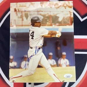 Jim Rice Boston Red Sox Signed 8x10 Photo Autographed JSA. (Slightly Smudged) - Picture 1 of 5