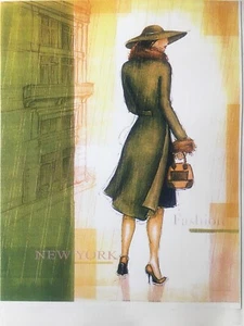 NEW YORK FASHION  Photo Art Print 8x10  inch reproduction  - Picture 1 of 2
