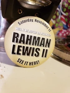 Lennox Lewis vs Hasim Rahman 2 Official Pin Rare!!!! 🥊🔥  - Bild 1 von 2